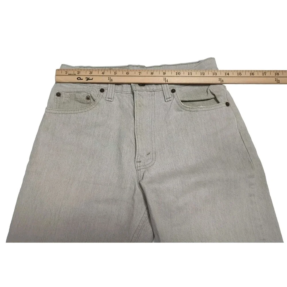 Levis 550 Jeans Mens 29x30 (Actual‎ 27x29) Grey Tan 90's Vintage USA